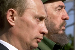 Путин и Кастро.