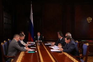 Совещание Д. Медведева с заместителями.