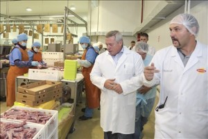 Василий Голубев побывал на предприятии по  производству и переработке мяса утки