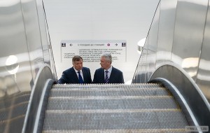 Сергей Собянин посетил строящуюся станцию метро «Новопеределкино»