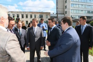 Андрей Воробьев посетил с рабочим визитом Мытищинский район