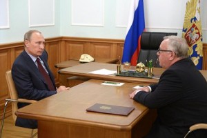 Владимир Путин и Александр Бердников