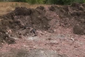 Захоронение под Донецком