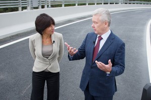 Мэр Москвы дал интервью программе «Воскресное время» на Первом канале