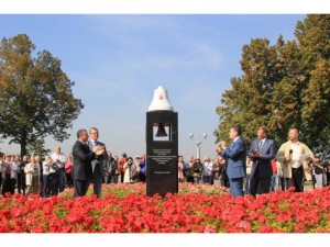 На набережной Самары установлена мемориальная композиция к 100-летию Первой Мировой войны