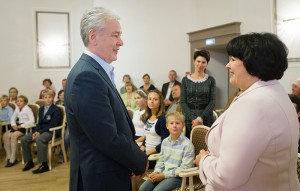 Сергей Собянин в музыкальной школе
