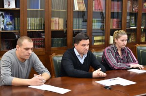 Андрей Воробьев с незапланированным рабочим визитом посетил Павшинскую пойму в Красногорске