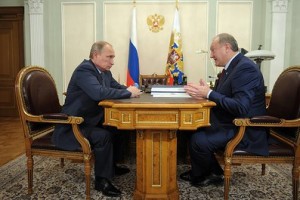 Владимир Путин и Владимир Илюхин