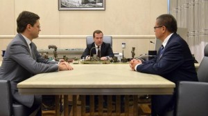 Дмитрий Медведев провёл рабочую встречу с Алексеем Улюкаевым и Александром Новаком