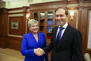 Марина Ковтун и Денис Мантуров