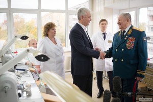 Сергей Собянин открыл челюстно-лицевой госпиталь для ветеранов войн