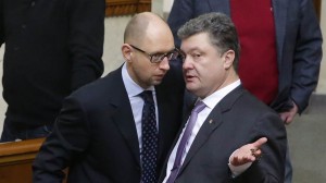 Яценюк и Порошенко