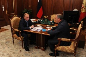 Владимир Путин и Валерий Радаев