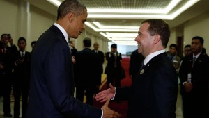 Дмитрий Медведев и Барак Обама