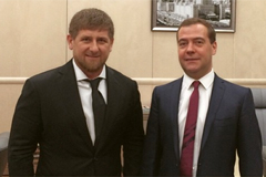 Дмитрий Медведев с Рамзаном Кадыровым