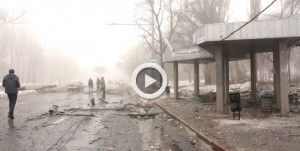 Донецк снова обстрелян, снаряд попал в автобусную остановку, 9 погибших