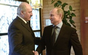 Владимир Путин и Александр Лукашенко