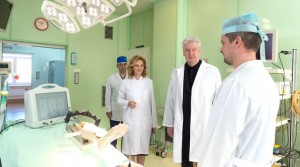 Собянин осмотрел новый хирургический корпус