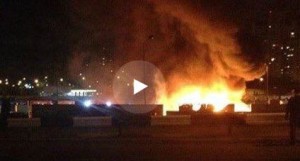 ЧП на Украине: В Киеве разбушевался большой пожар