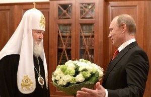 Владимир Путин и Патриарх Московский и Всея Руси Кирилл