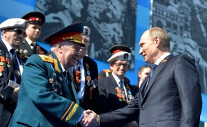 Владимир Путин и ветераны Второй мировой войны