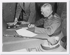 Подписание капитуляции гитлеровской Германии