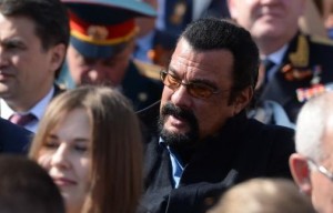 Голливудский актер Стивен Сигал присутствовал  на Параде Победы в Москве