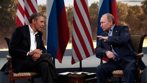 США. Вашингтон, Белый дом: Обама и Путин поддерживают рабочие отношения