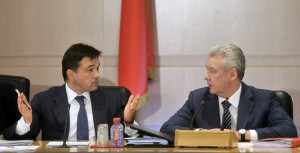 Андрей Воробьев и Сергей Собянин