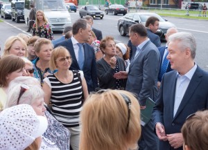 Глава столицы Сергей Собянин открыл центральную автодорогу в посёлке Коммунарка ТиНАО Москвы