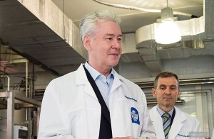 Глава столицы Сергей Собянин на Лианозовском молочном комбинате