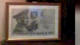 Фашистская Украина. В украинском военкомате повесили портреты Гитлера и бандеровцев