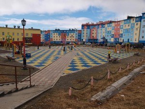 Детская площадка на Чукотке