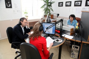 Роман Копин в прямом эфире чукотской радиостанции