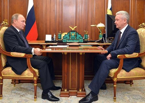 Владимир Путин и Сергей Собянин