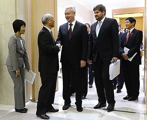 Сергей Собянин с губернатором Токио