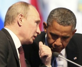 Владимир Путин и Барак Обама