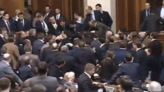 Драка в Верховной раде