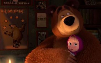 Герои мультфильма "Маша и Медведь"Маша и Медведь