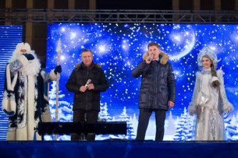 Олег Кожемяко дал старт новогодним торжествам
