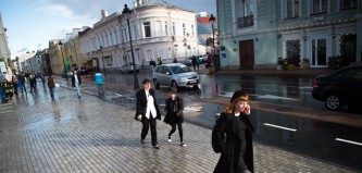 Благоустройство центральных улиц Москвы