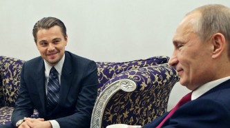 Владимир Путин и Леонардо Ди Каприо