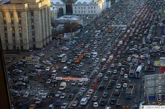 В Москве скопилось больше всего легковых автомобилей.