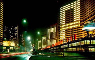 СССР, Москва, Калининский проспект, пробок нет...