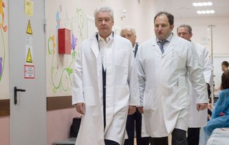 Сергей Собянин посетил Морозовскую детскую больницу