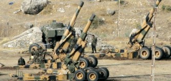Турецкая артиллерия наносит удары по Сирии невзирая на объявленное перемирие.