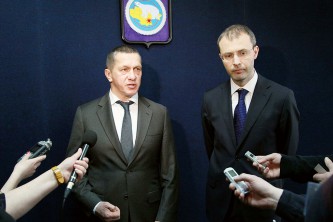 Юрий Трутнев и Роман Копин
