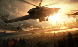 Ми-28 вышел на ночную охоту.