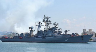Сторожевой корабль "Сметливый" укрепил средиземноморскую группировку ВМФ РФ.