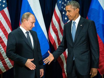 Владимир Путин и Барак Обама 